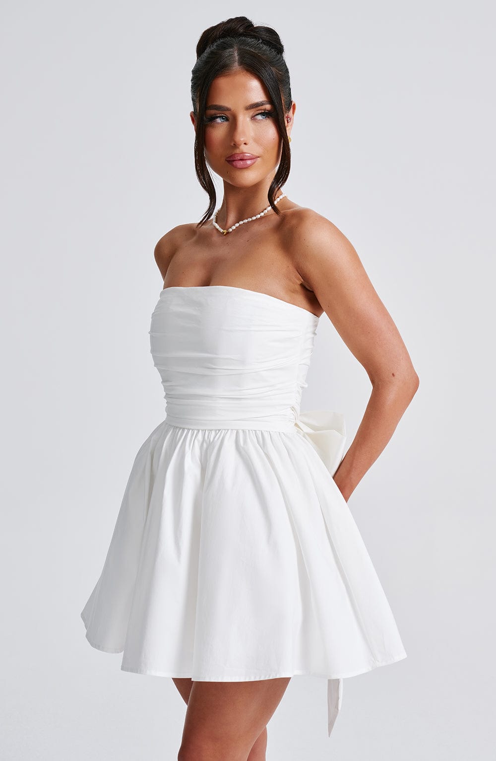 Africa Mini Dress - Ivory