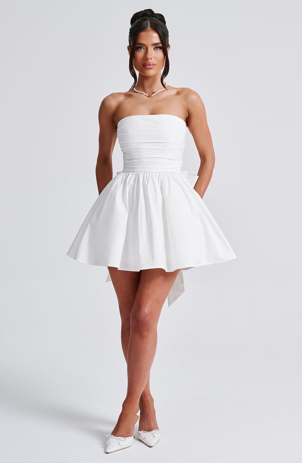 Africa Mini Dress - Ivory