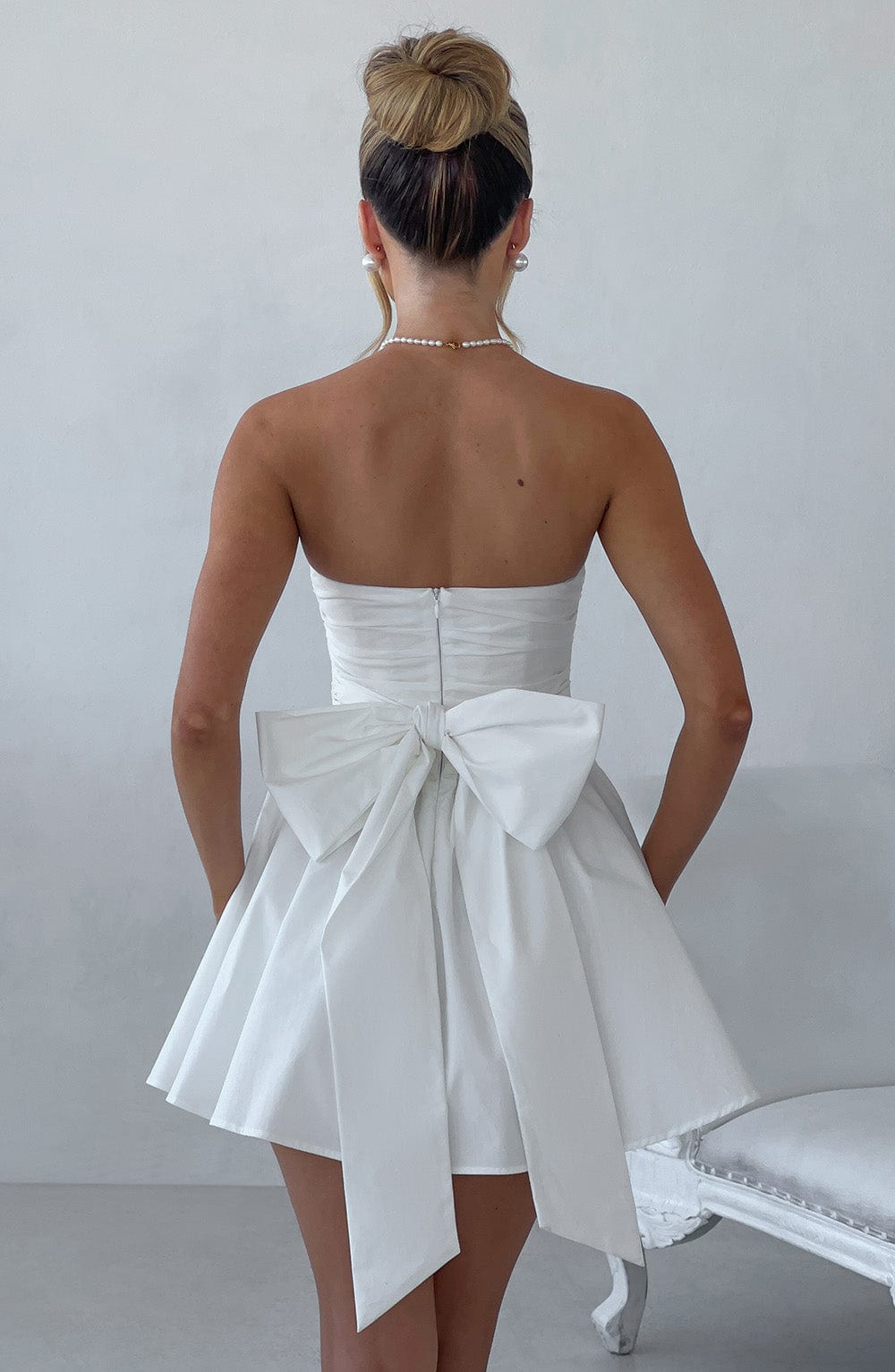 Africa Mini Dress - Ivory