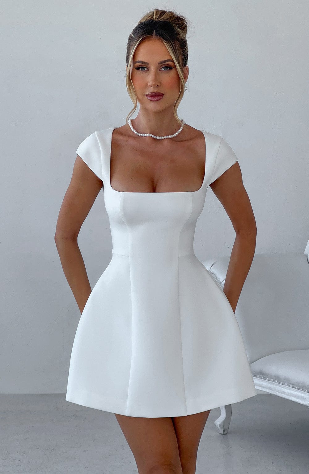 Amanda Mini Dress - Ivory