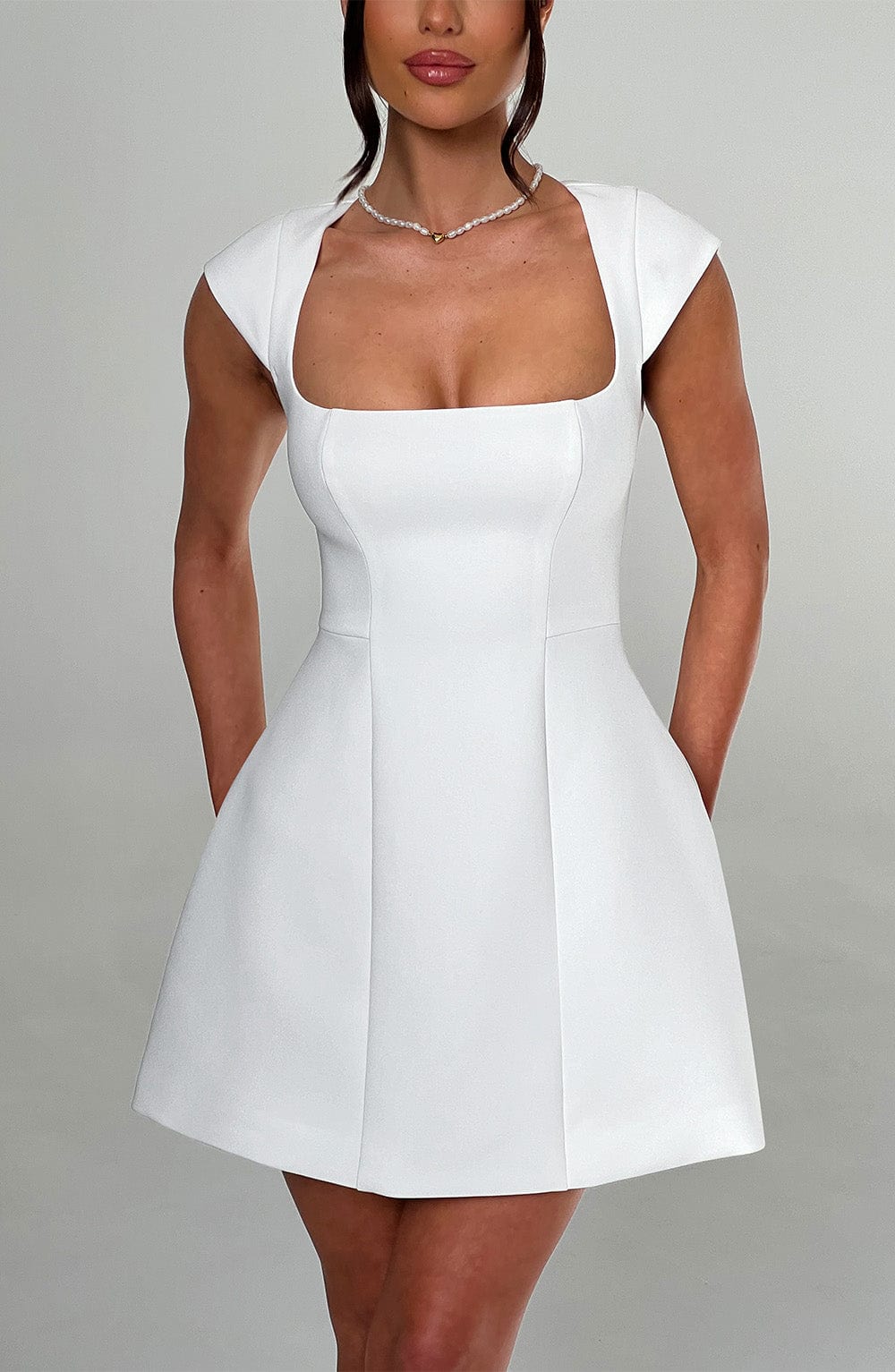 Amanda Mini Dress - Ivory
