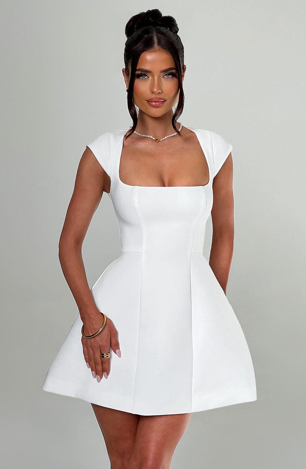 Amanda Mini Dress - Ivory