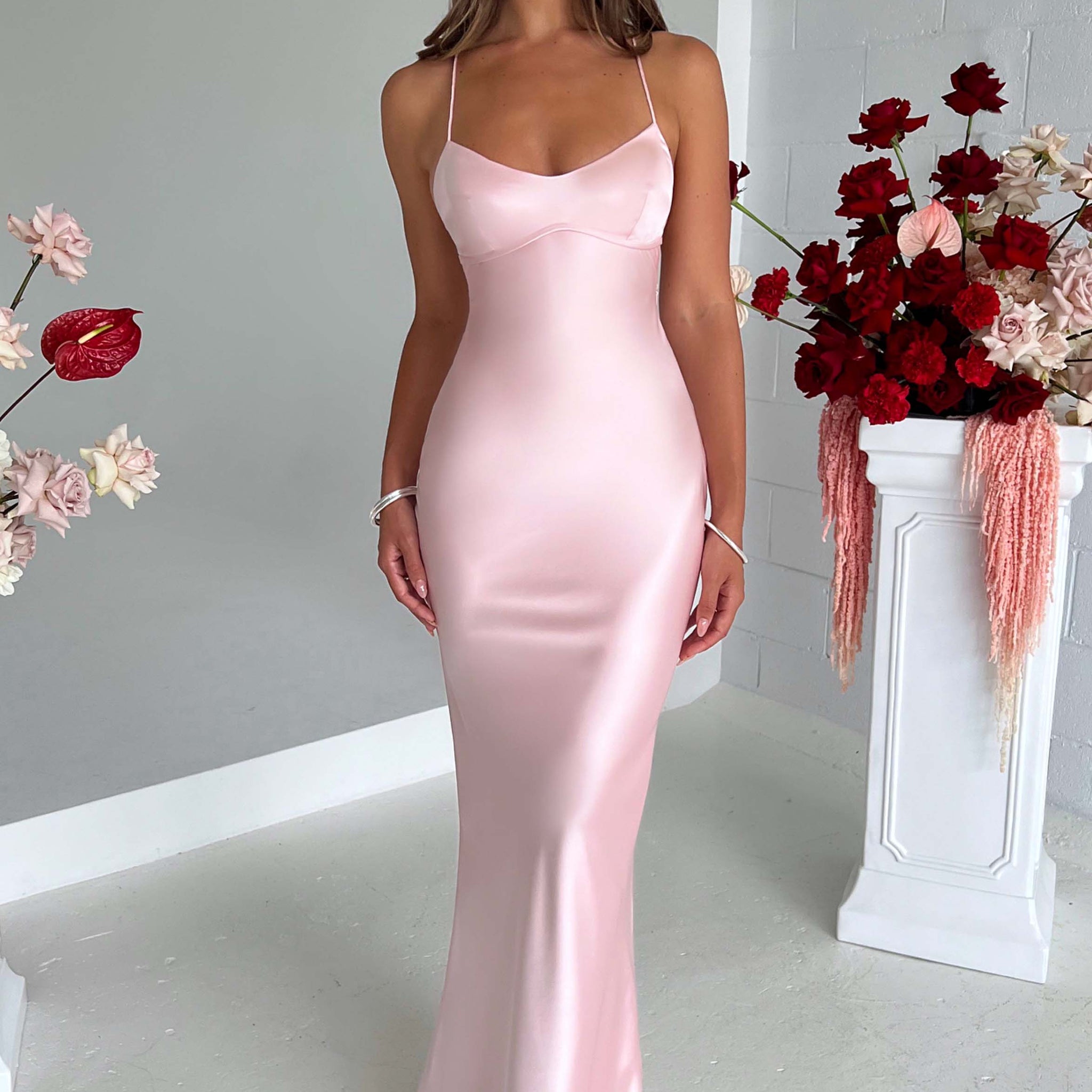 Mia Maxi Dress - Blush