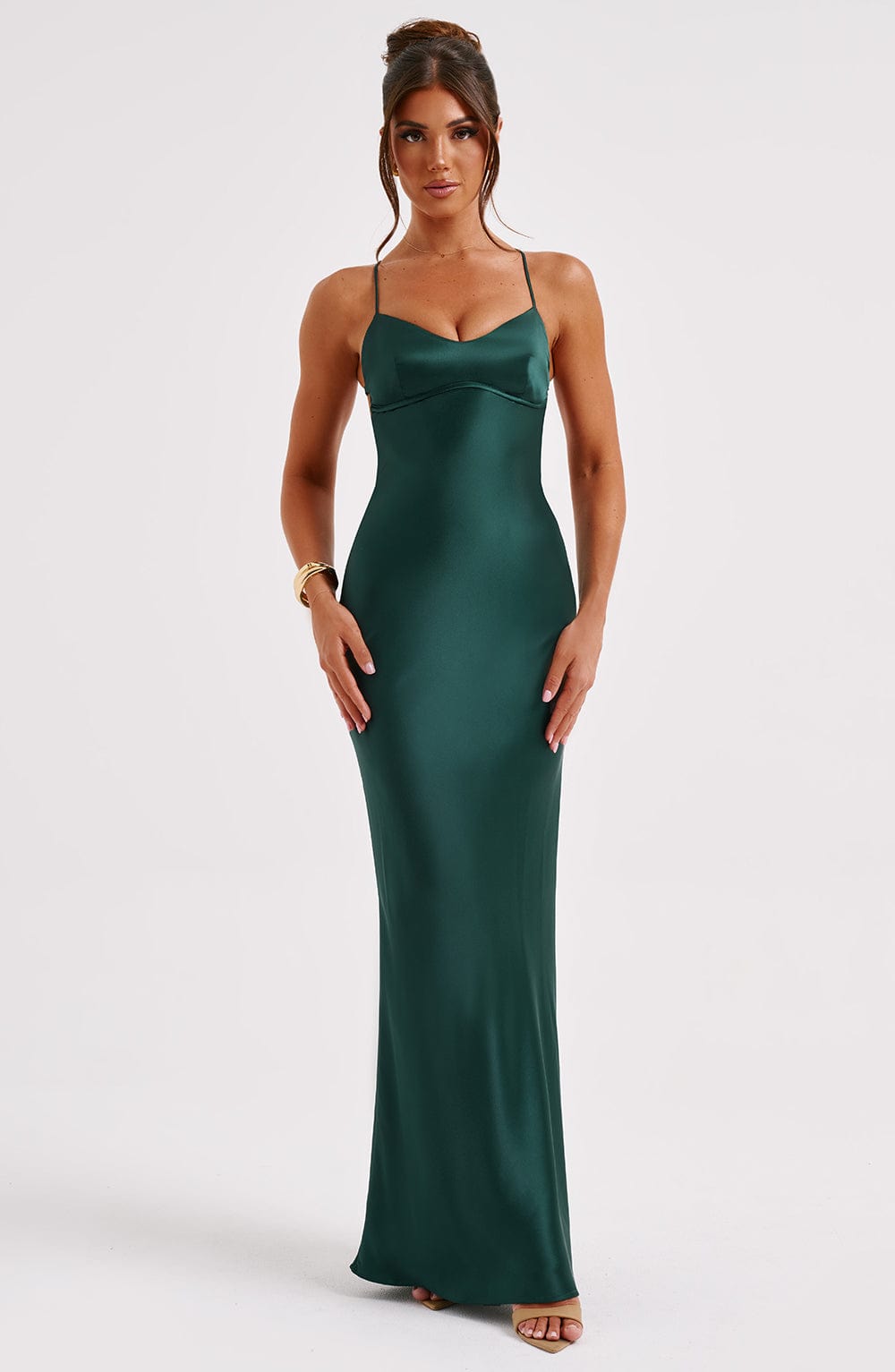 Angela Maxi Dress - Emerald