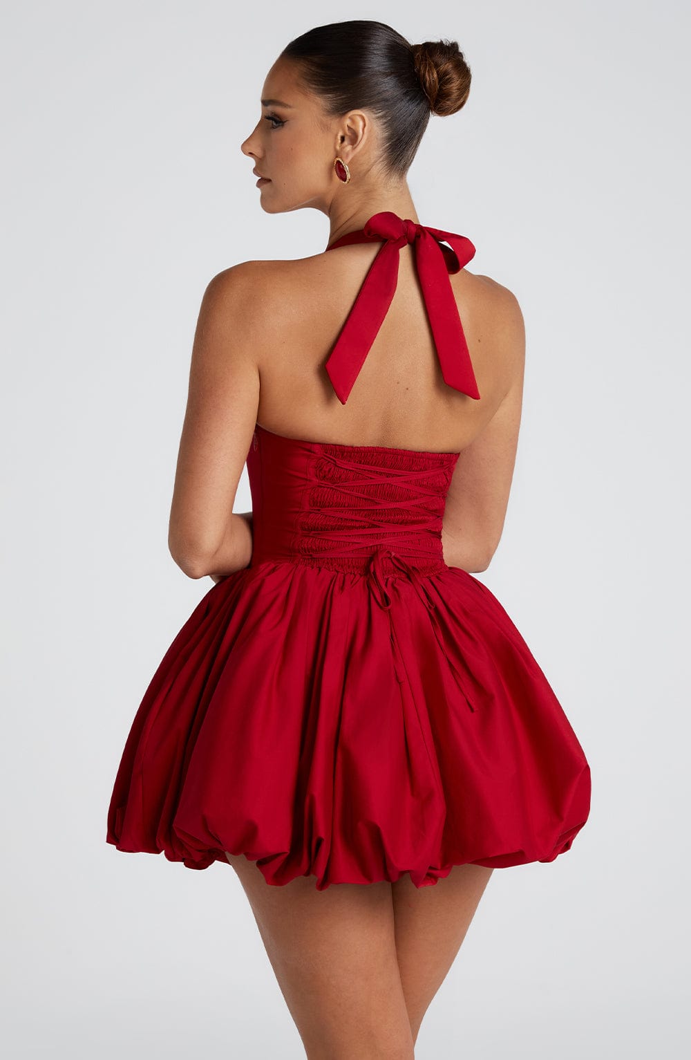 Elena Mini Dress - Red