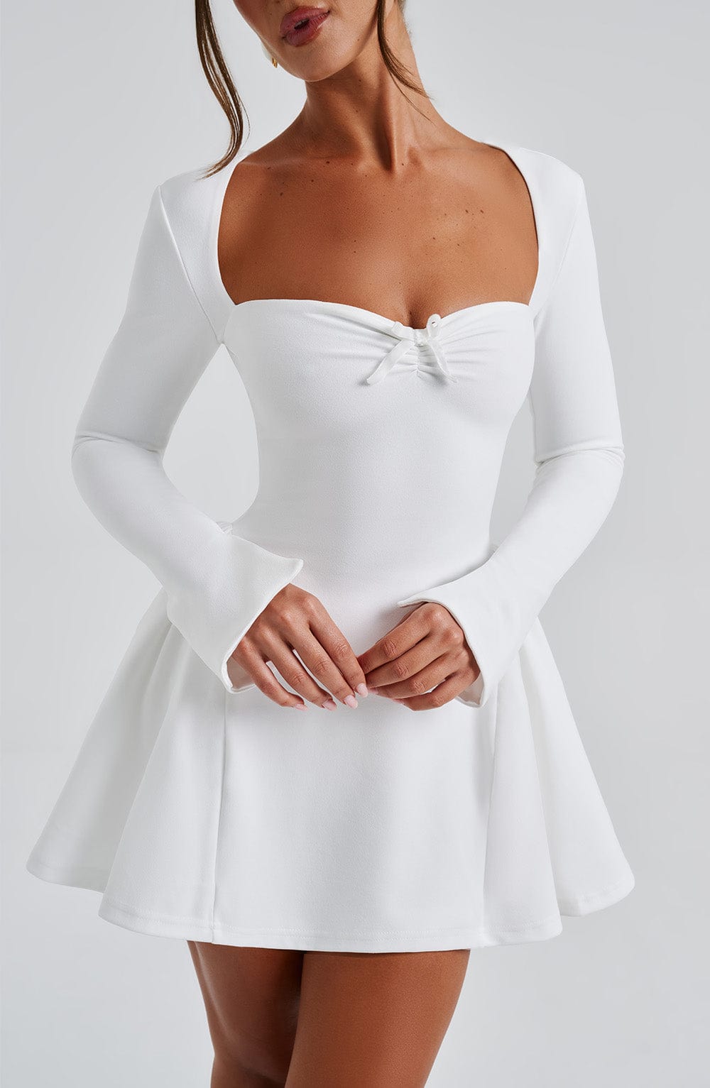Melissa Mini Dress - Ivory