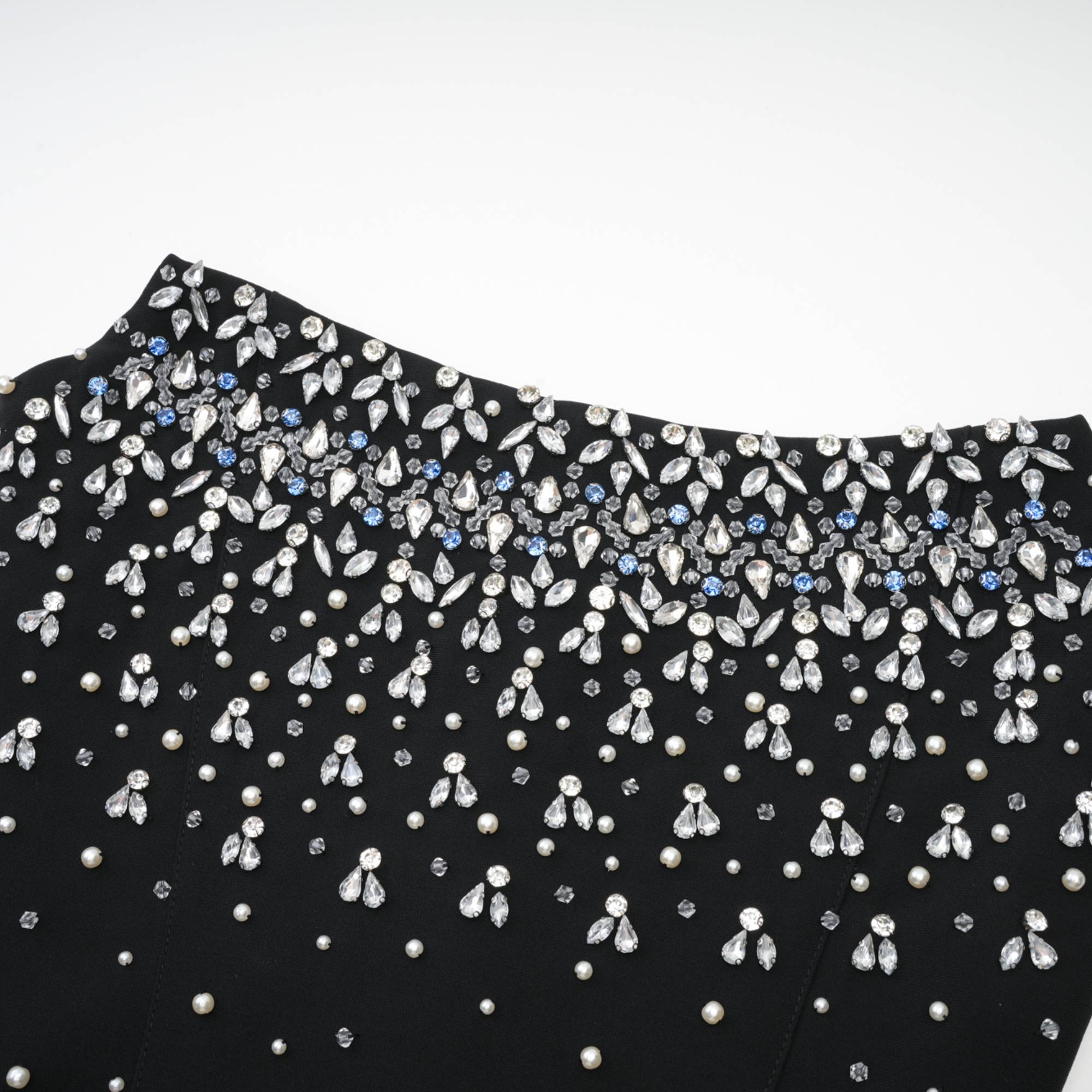 Strapless Mini Dress with Rhinestone Embellishments for Women - Arianna