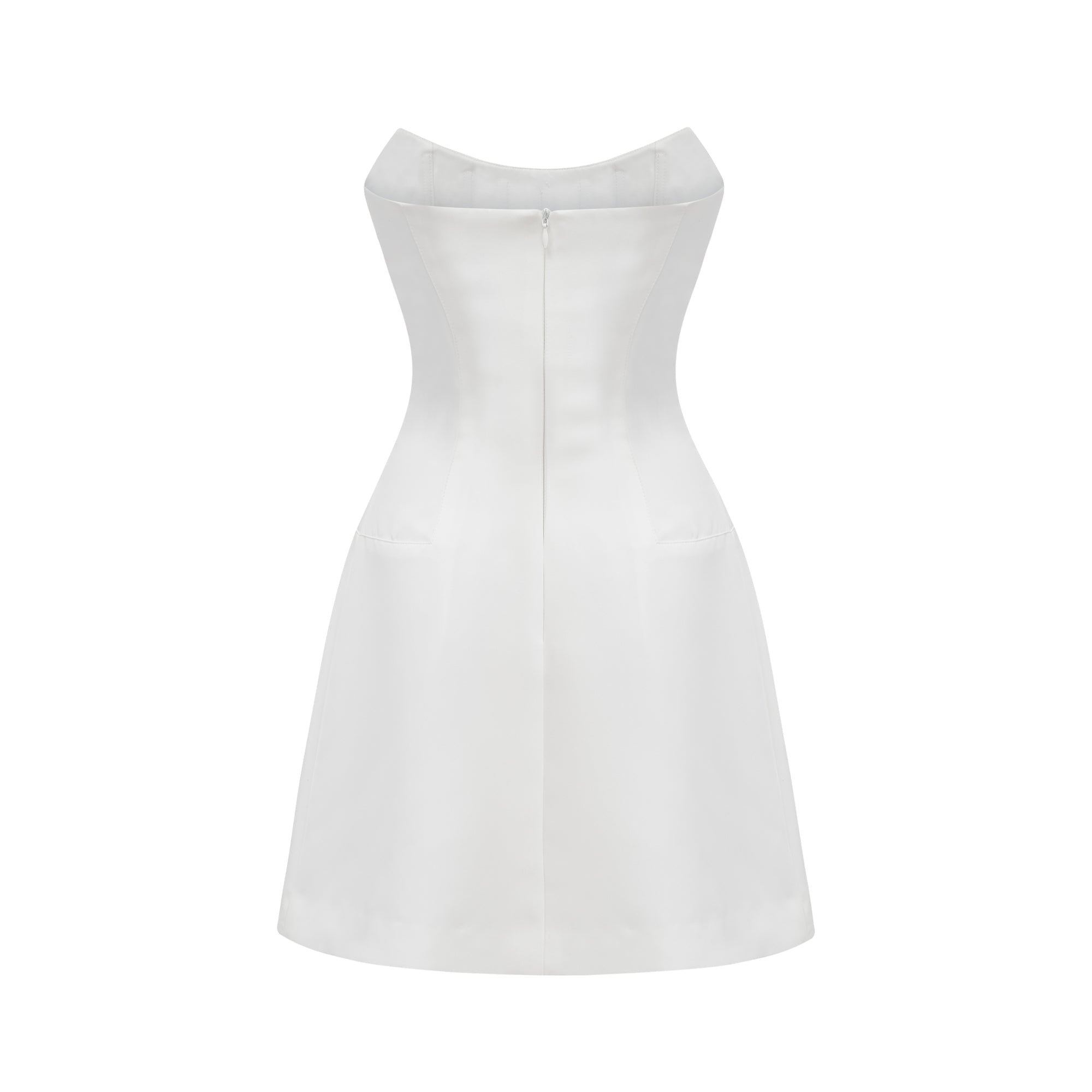 Strapless Mini Dress with Rhinestone Embellishments for Women - Arianna