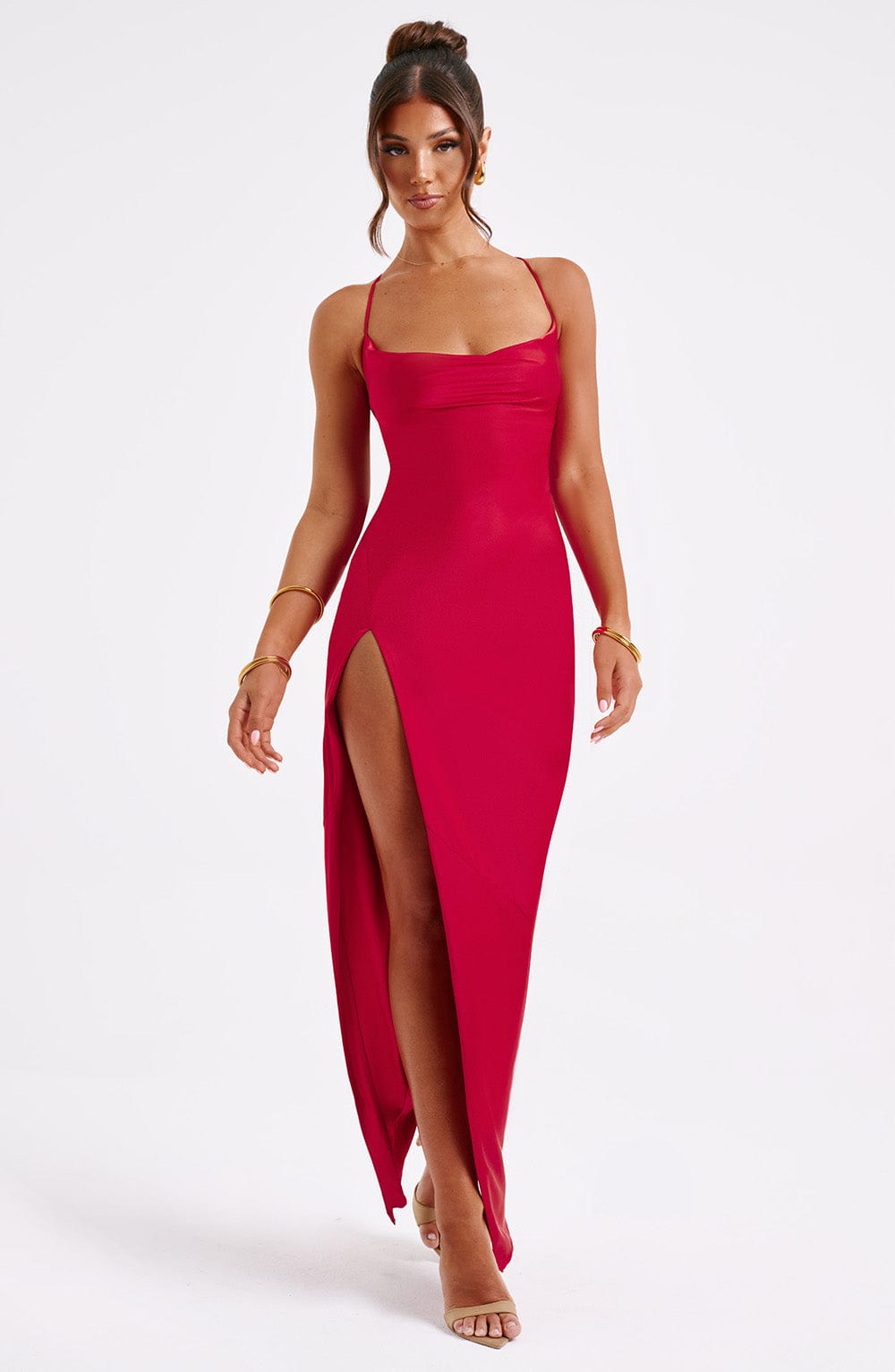 Elizabeth Maxi Dress - Red