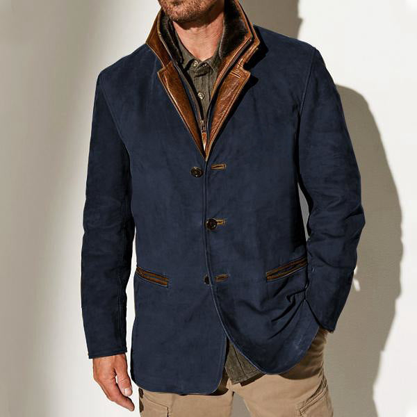 Men's Smart Casual Blazer Jacket | with Lapel Collar
