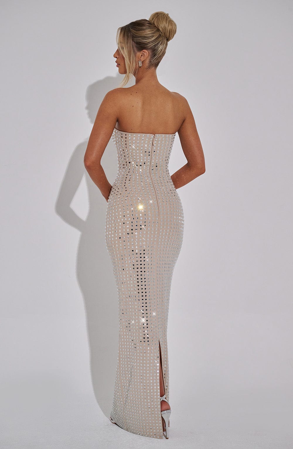 Josefina Maxi Dress-Nude