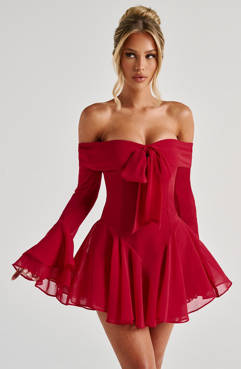 Romina Playsuit - Red