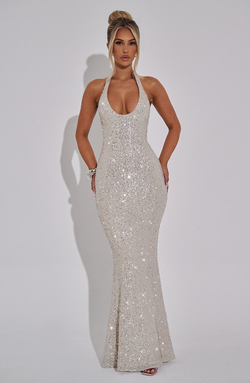 Blanca Maxi Dress - Champagne
