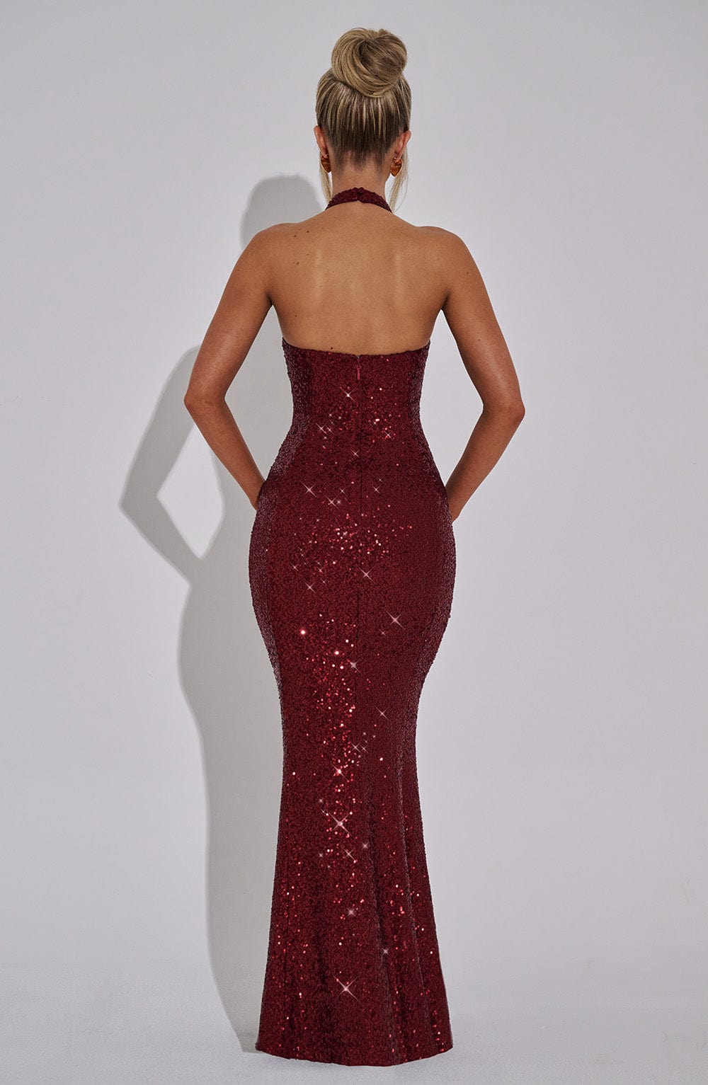 María Maxi Dress-Wine