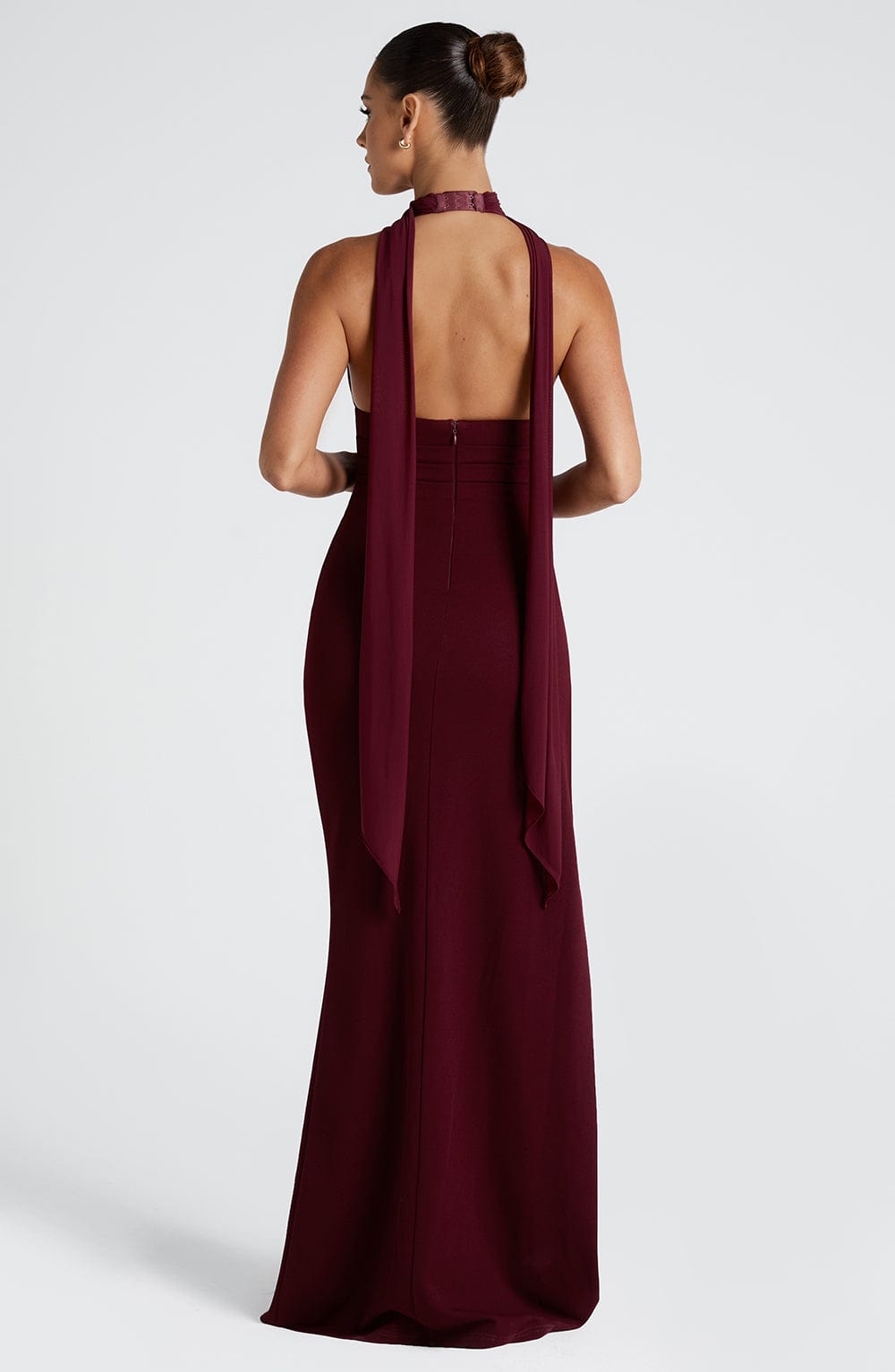 Ariadna Maxi Dress - Cherry Lacquer