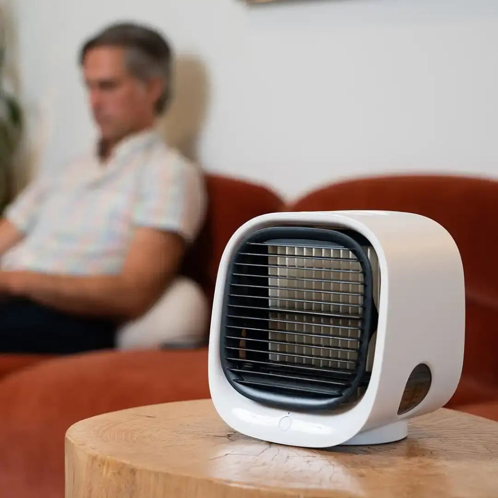 Compact USB Mini Air Conditioner Cooling Fan