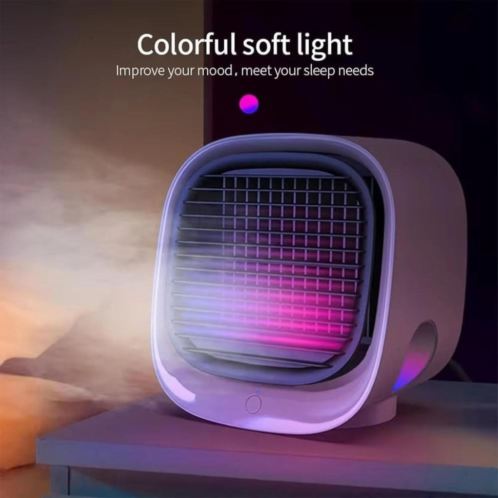 Compact USB Mini Air Conditioner Cooling Fan