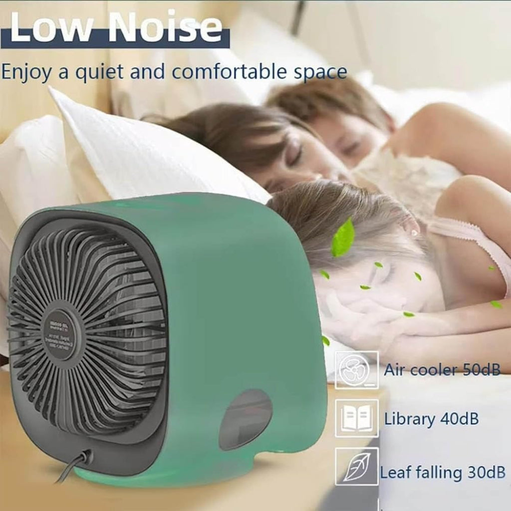 Compact USB Mini Air Conditioner Cooling Fan
