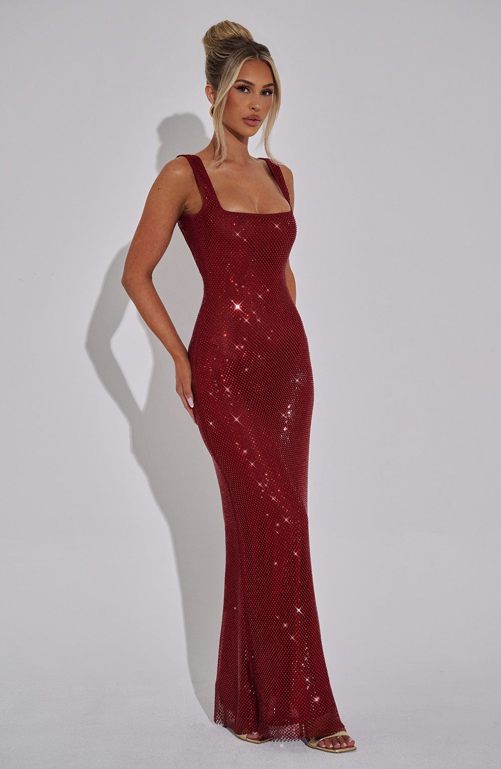 Alba Maxi Dress - Wine
