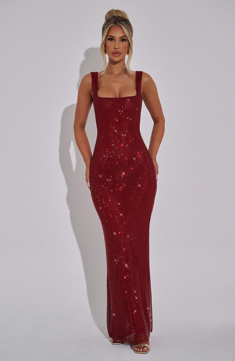 Alba Maxi Dress - Wine
