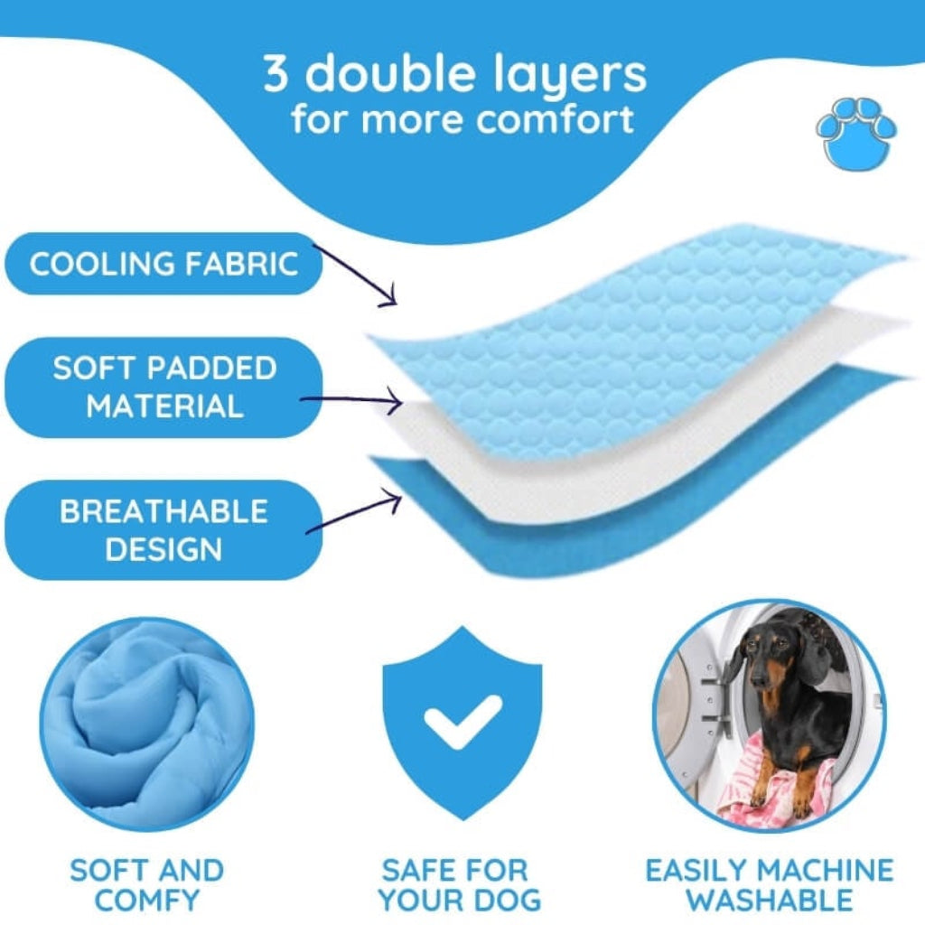 Travel-Friendly Cooling Mat for Dogs