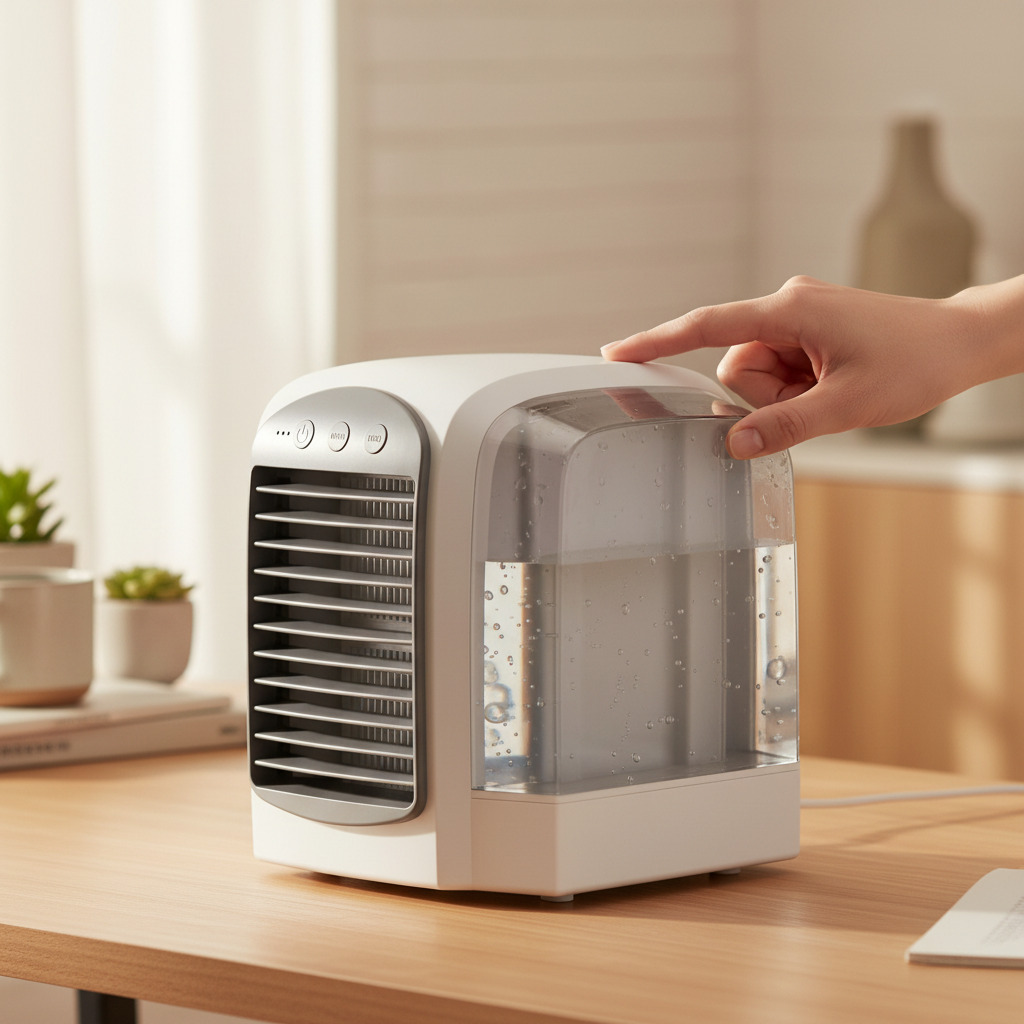 Portable Mini Oscillating Air Cooler Fan