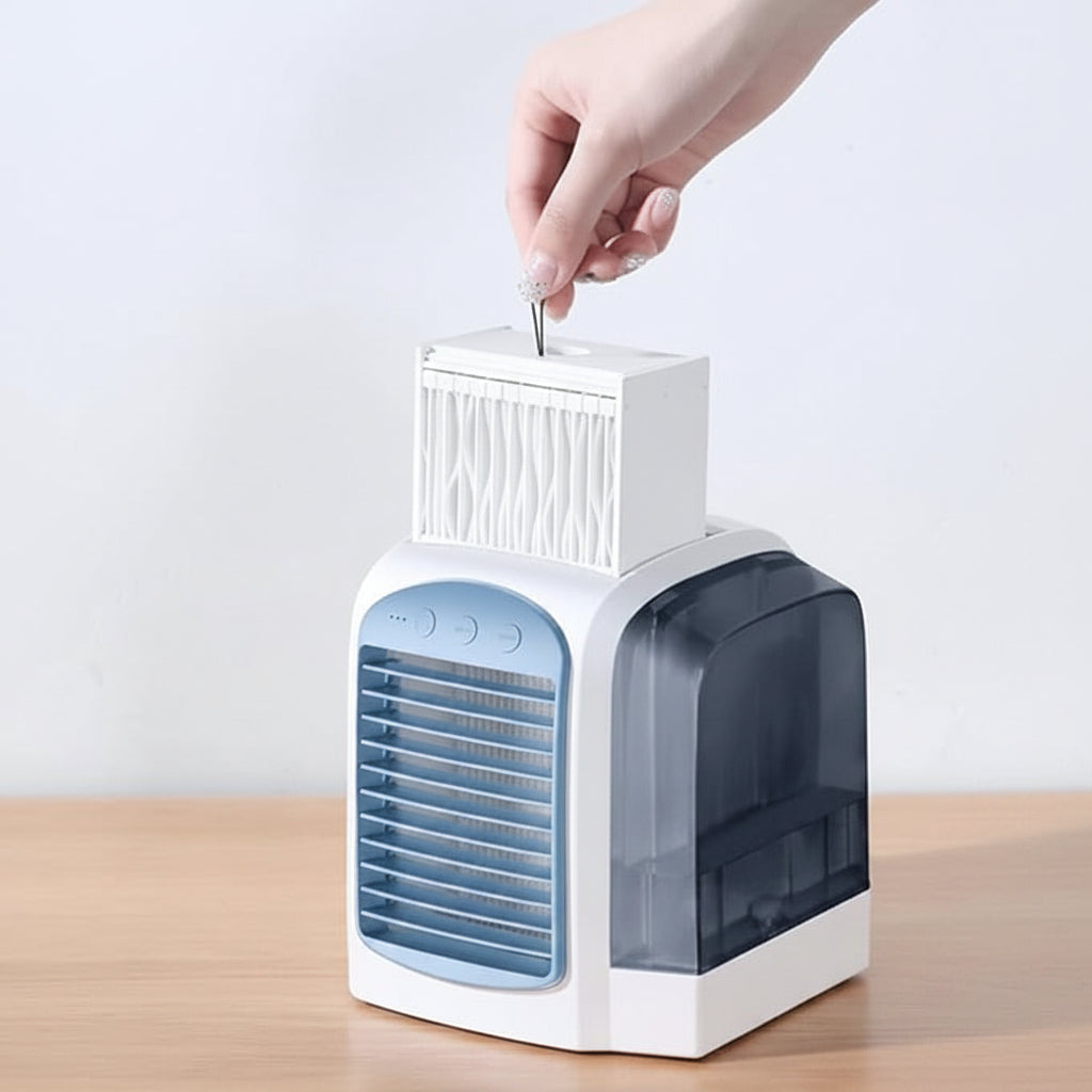 Portable Mini Oscillating Air Cooler Fan