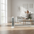 Compact Oscillating Tower Fan for Cooling