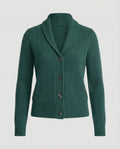 Women’s Ribbed Knit Button-Front Cardigan | Shawl Collar