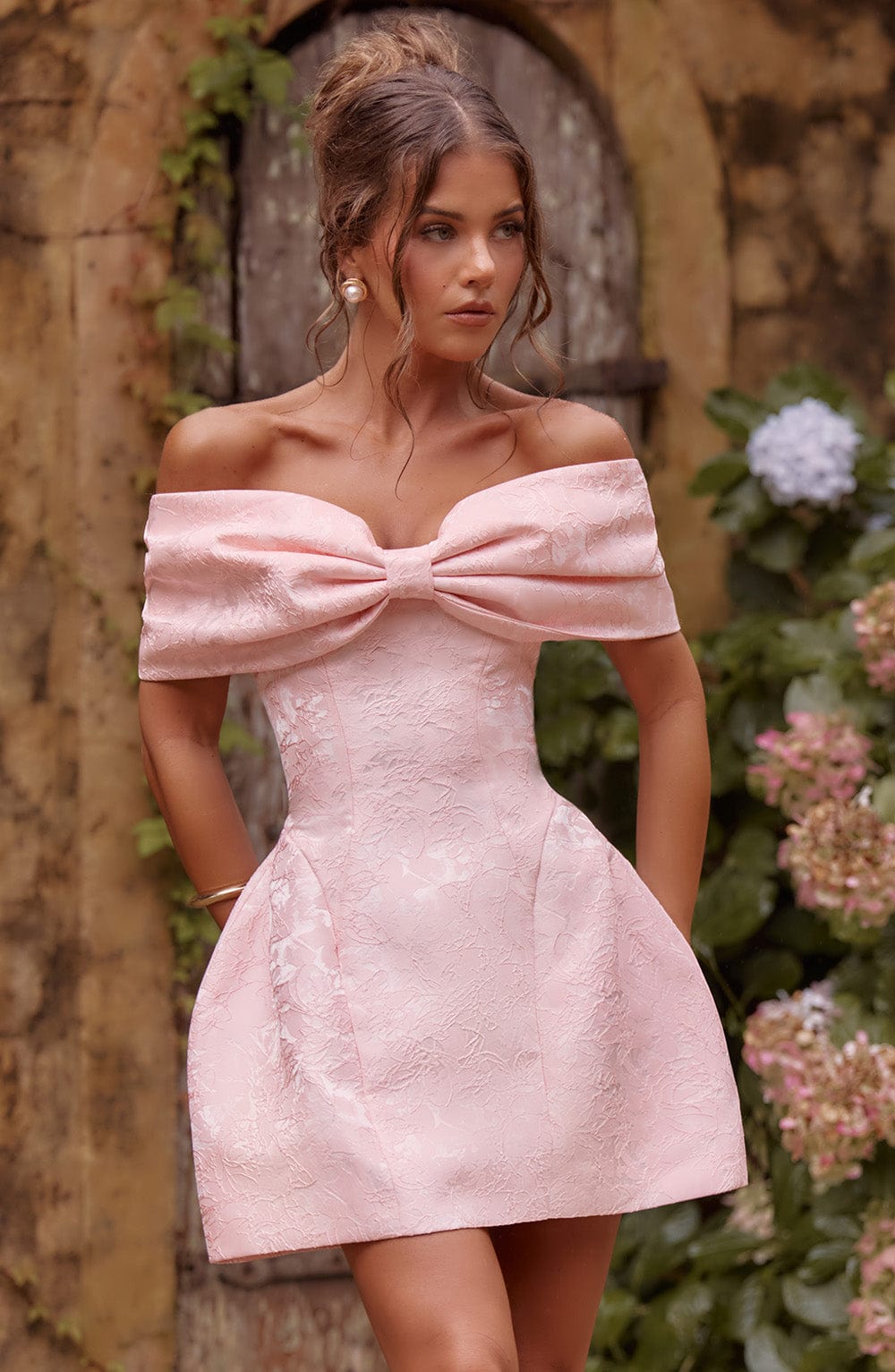 Alba Mini Dress - Blush