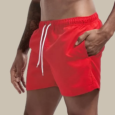 Men's Summer Swim Trunks | Featuring Drawstring and Side Pockets