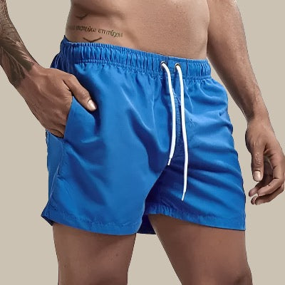 Men's Summer Swim Trunks | Featuring Drawstring and Side Pockets
