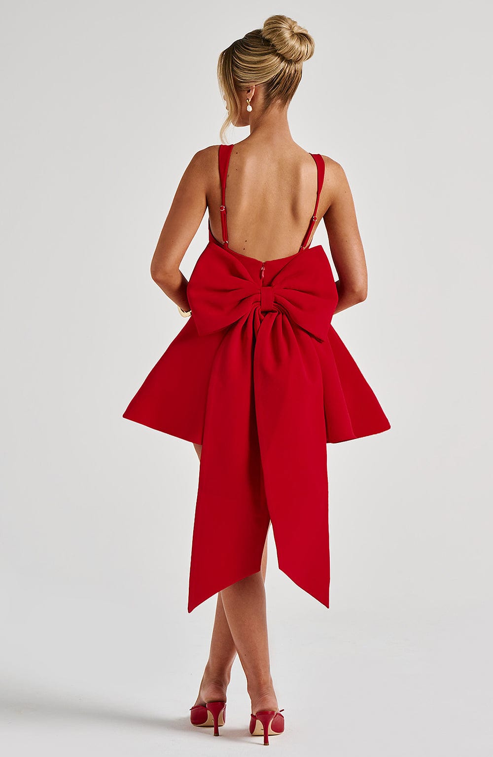 Chloe Mini Dress - Red