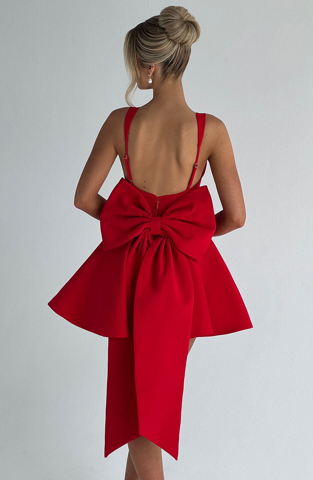 Chloe Mini Dress - Red