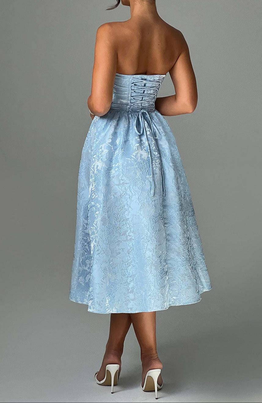 Blue Midi Dress