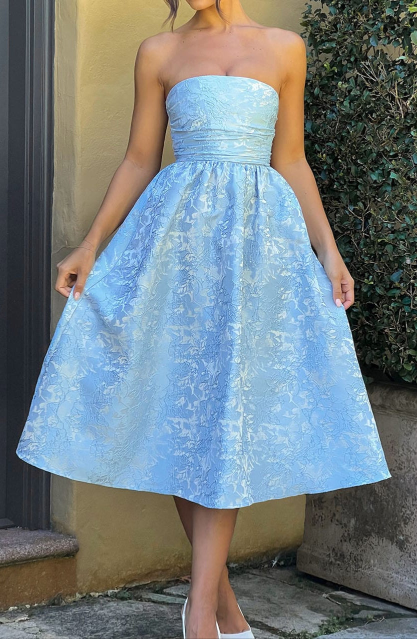 Blue Midi Dress