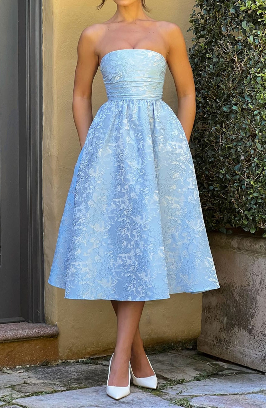 Blue Midi Dress