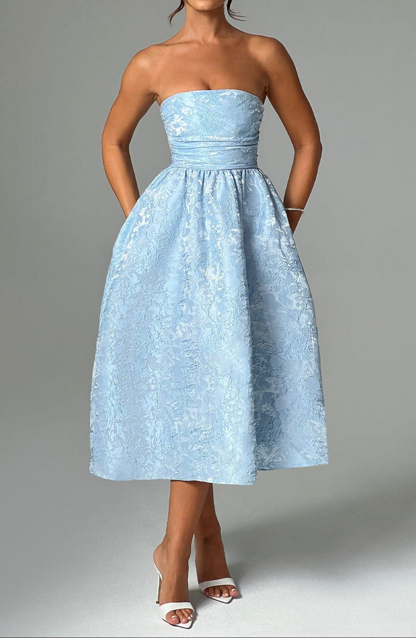 Blue Midi Dress