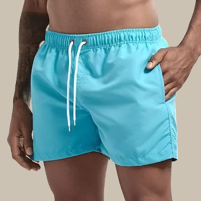 Men's Summer Swim Trunks | Featuring Drawstring and Side Pockets