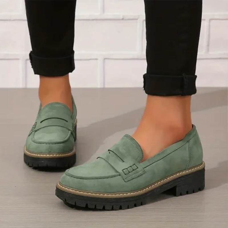 Women's Slip-On Platform Loafers