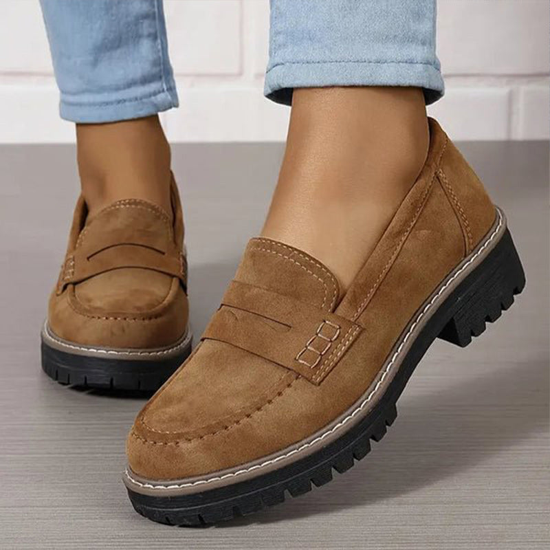 Women's Slip-On Platform Loafers