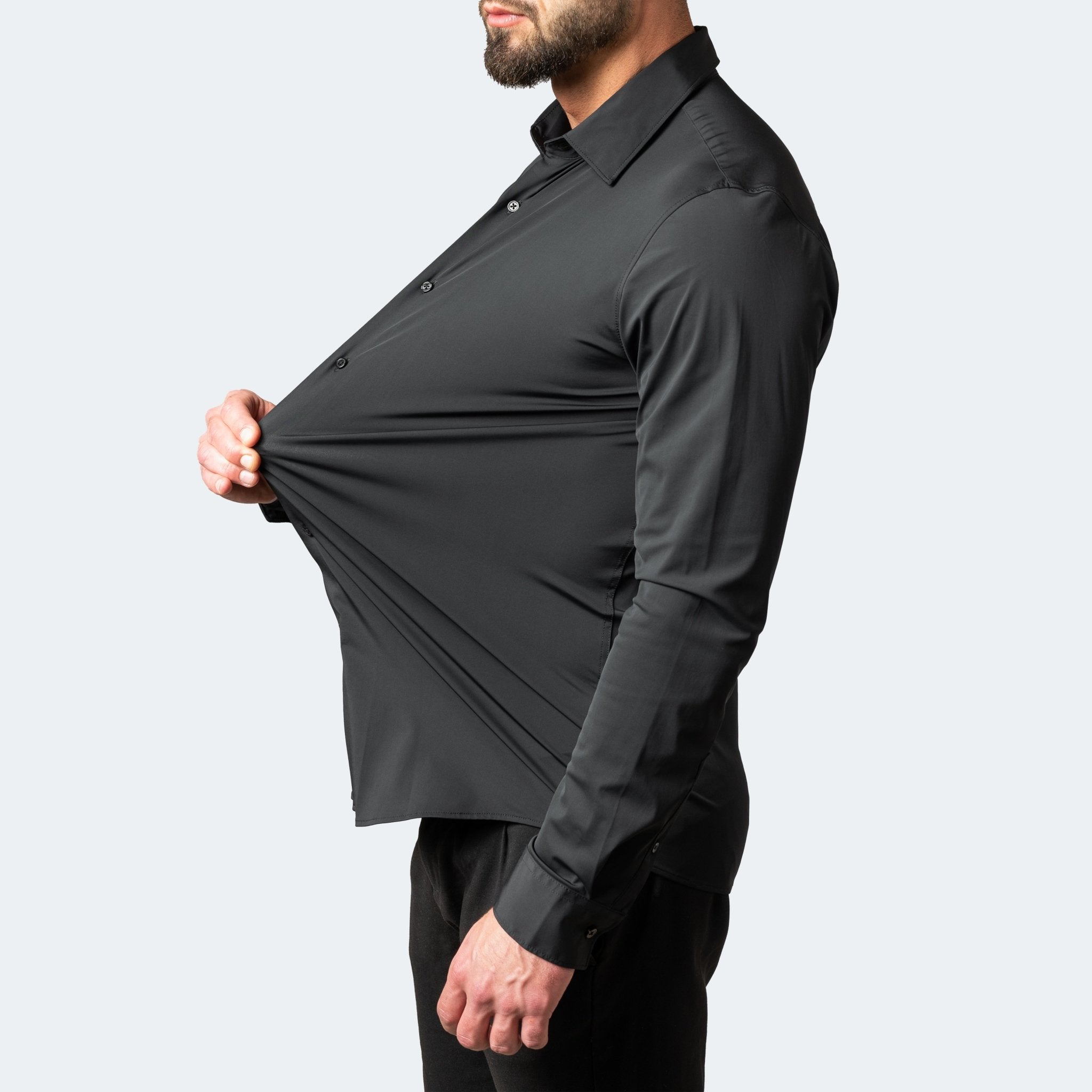 Men's Slim Fit Long Sleeve Formal Shirt