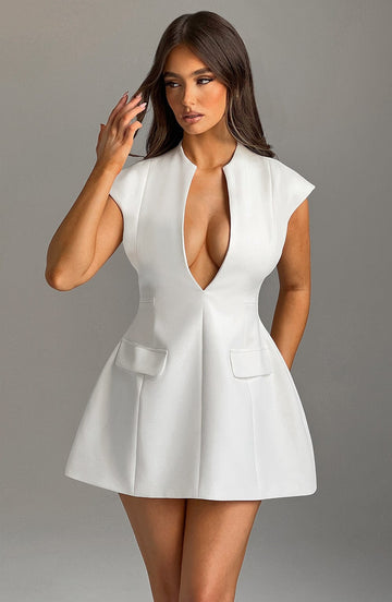 Constanza Mini Dress - Ivory