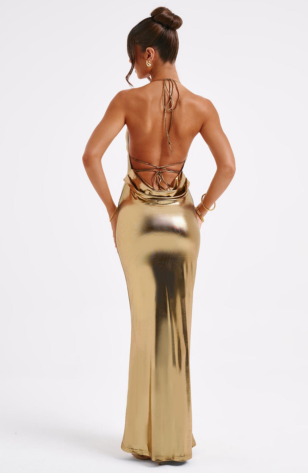 Amira Maxi Dress - Gold