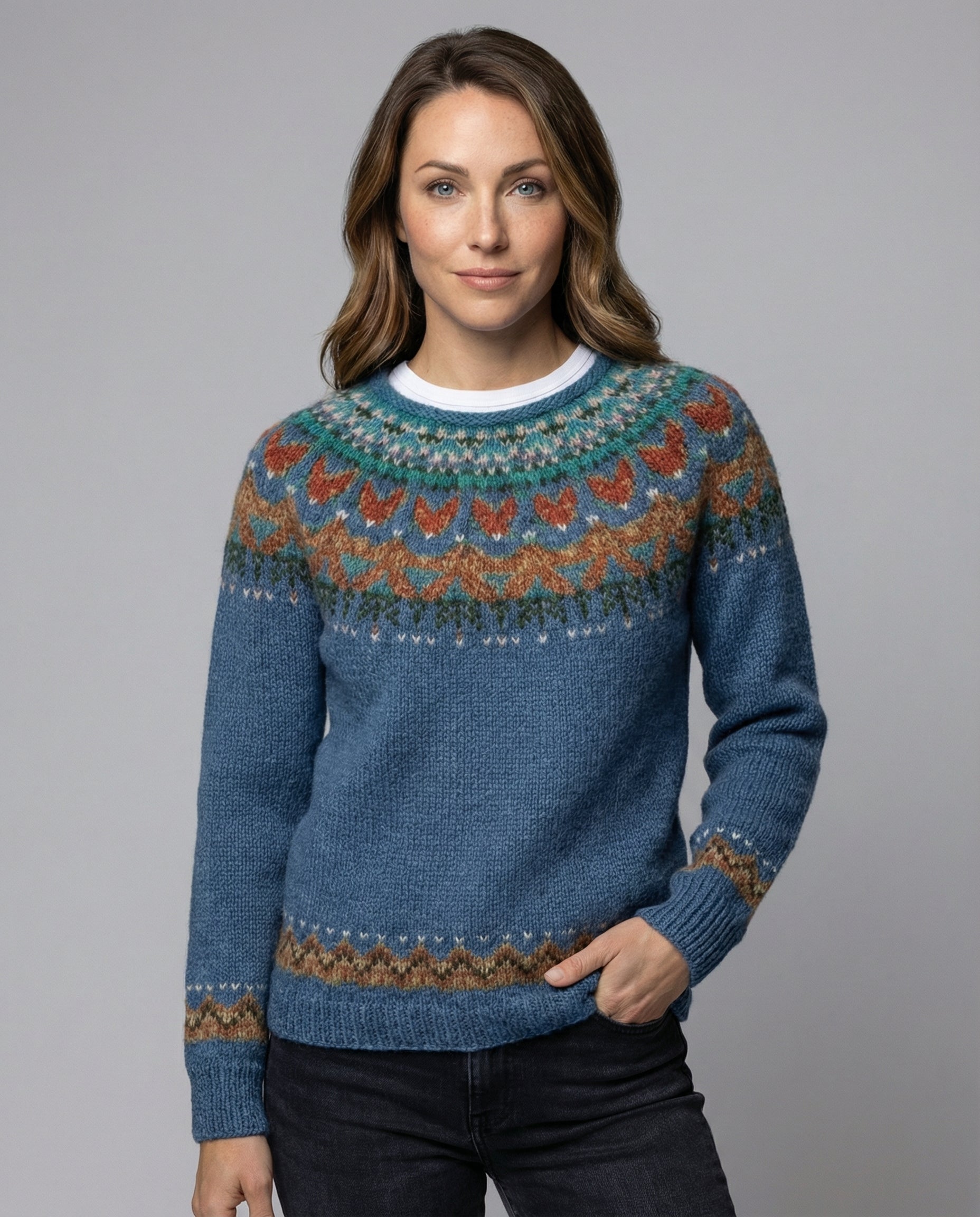 Women’s Vintage Fair Isle Knit Sweater | Winter