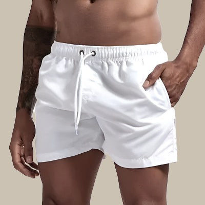 Men's Summer Swim Trunks | Featuring Drawstring and Side Pockets