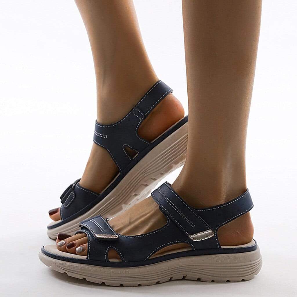 Women's Casual Velcro Closure Platform Sandals