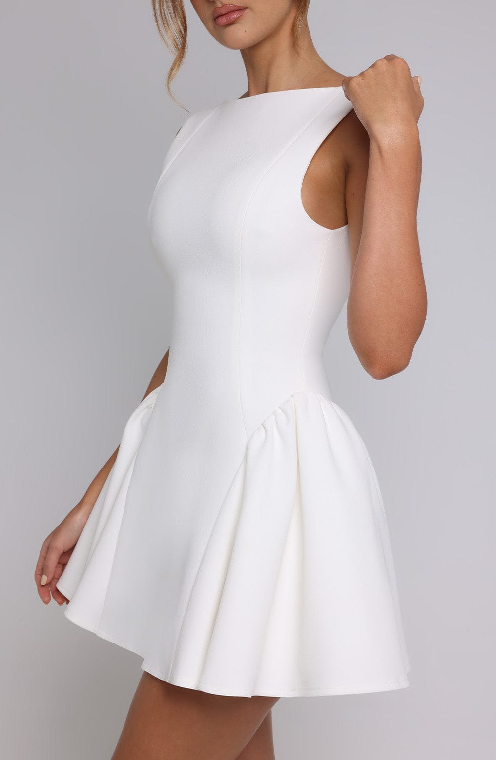 Luna Mini Dress-Ivory