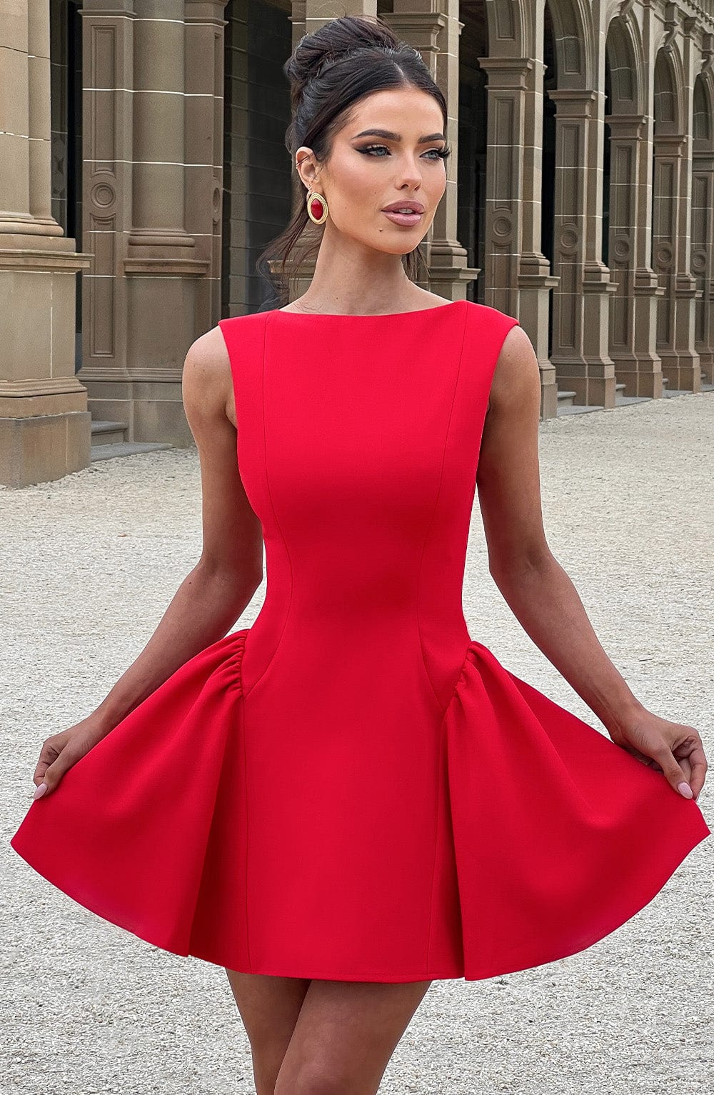 Violeta Mini Dress - Red