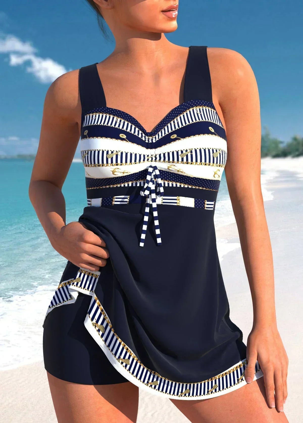 Women's Summer Tankini Swimwear | One-Piece